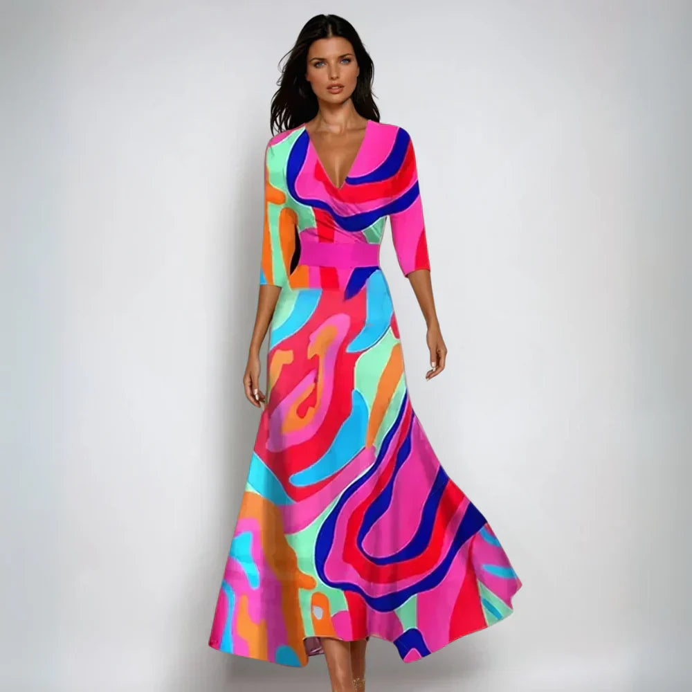 Johanna | Elegant floral dress