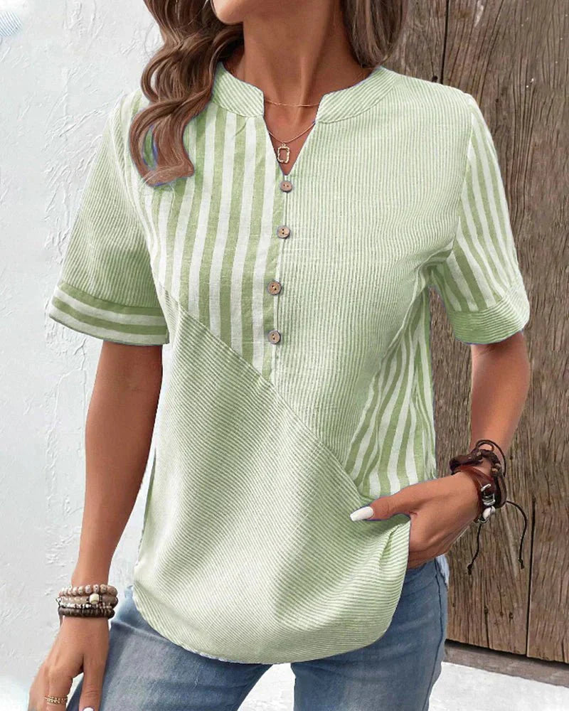 Lilly | Soft Striped Women's Blouse