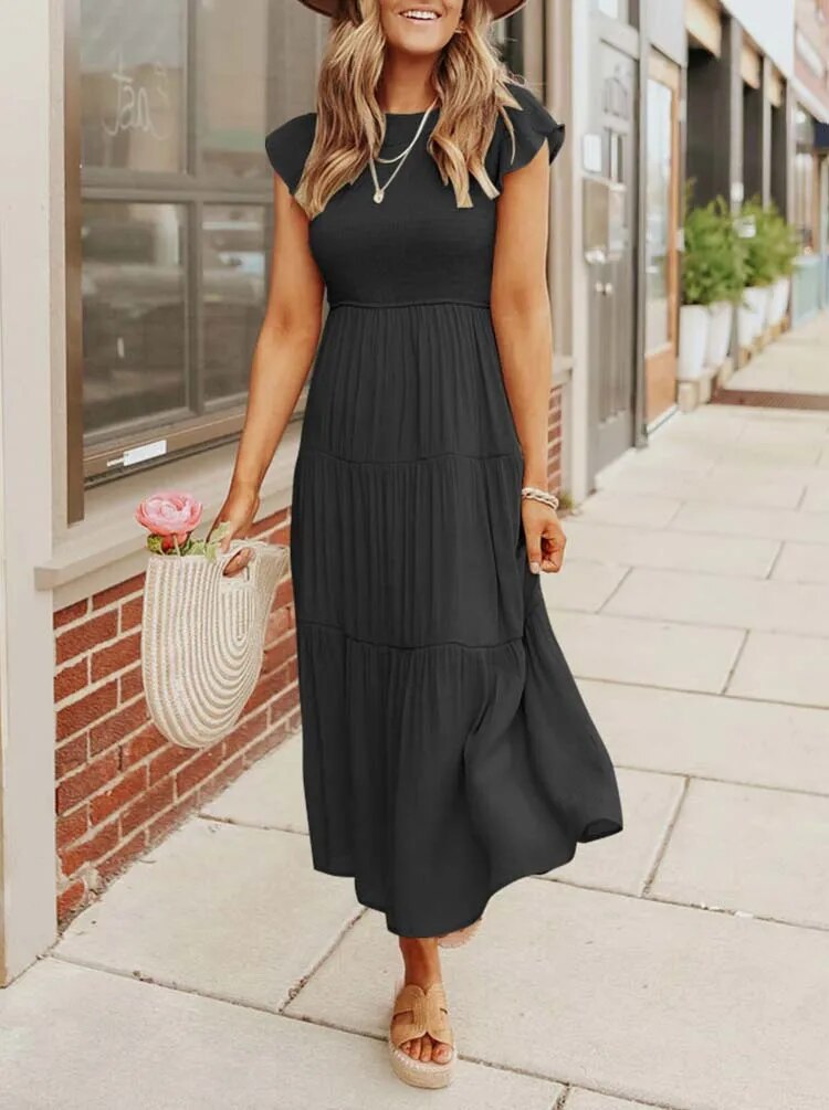Amalia | Sophisticated dress that covers the belly