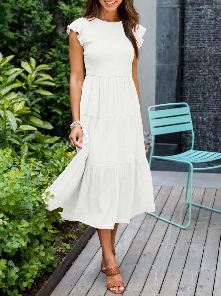 Amalia | Sophisticated dress that covers the belly