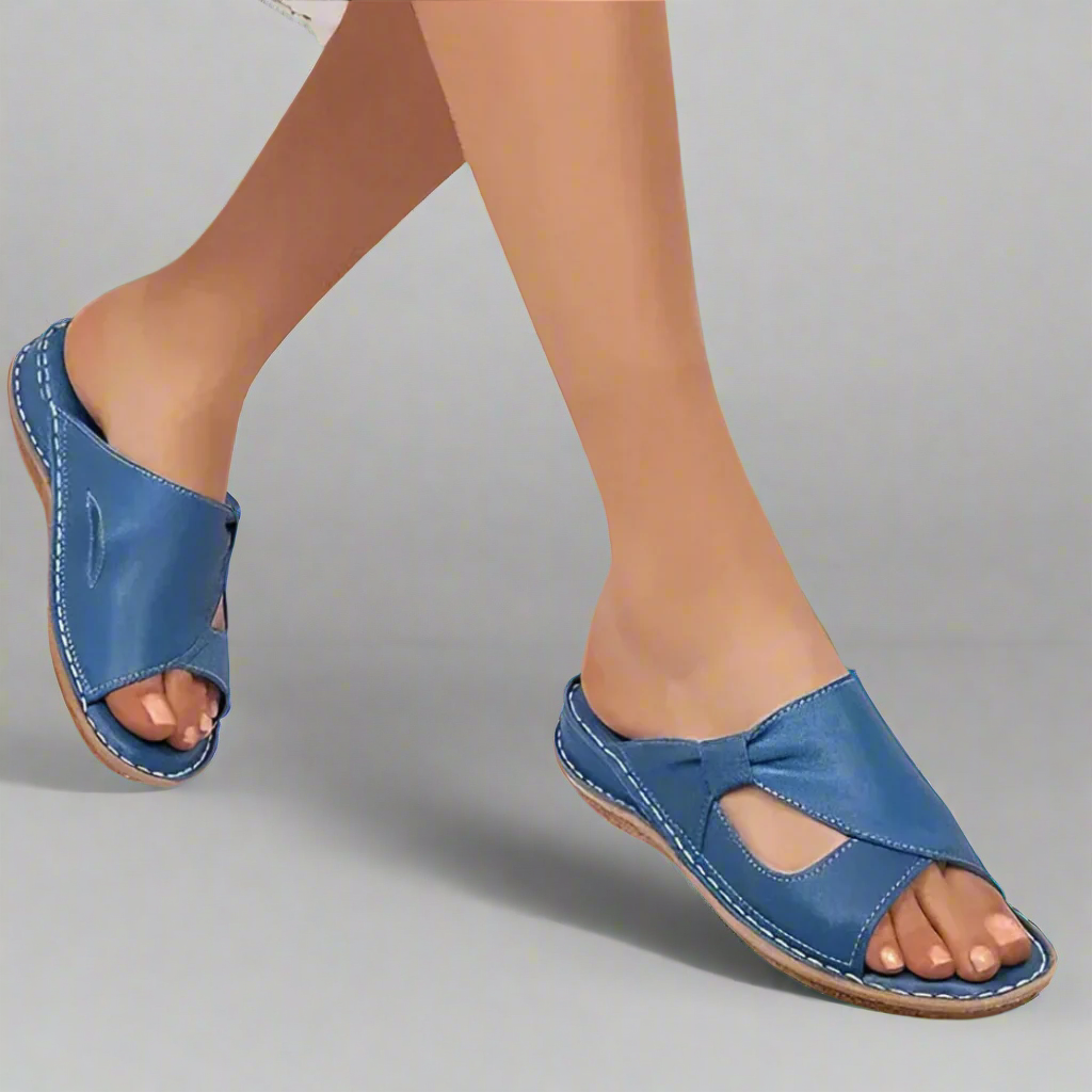 Celine™ - Läder Sandaler för Optimal Komfort