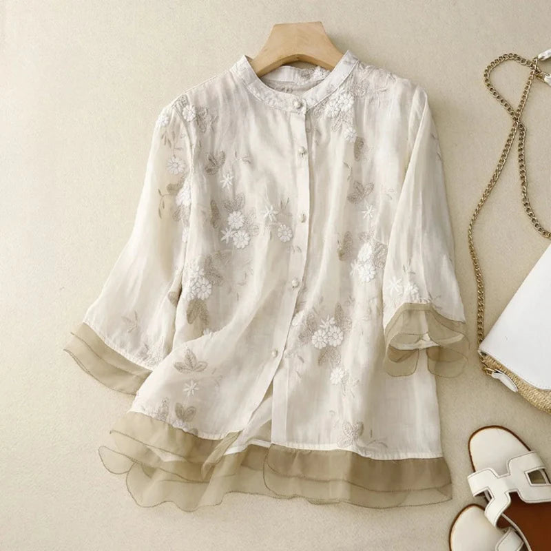 Dorena® | Embroidered blouse
