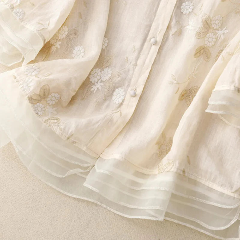 Dorena® | Embroidered blouse