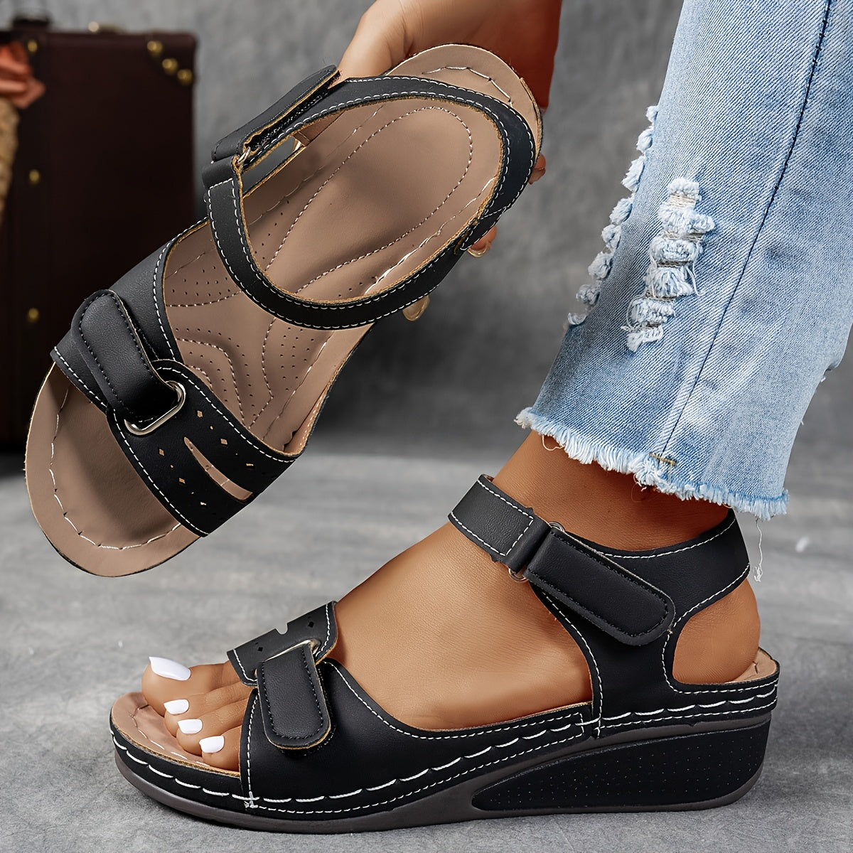 Joséphine™ - Ortopediska Bekväma Sommarsandaler