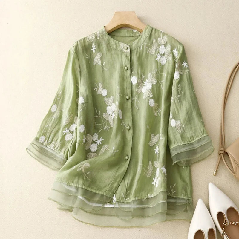 Dorena® | Embroidered blouse