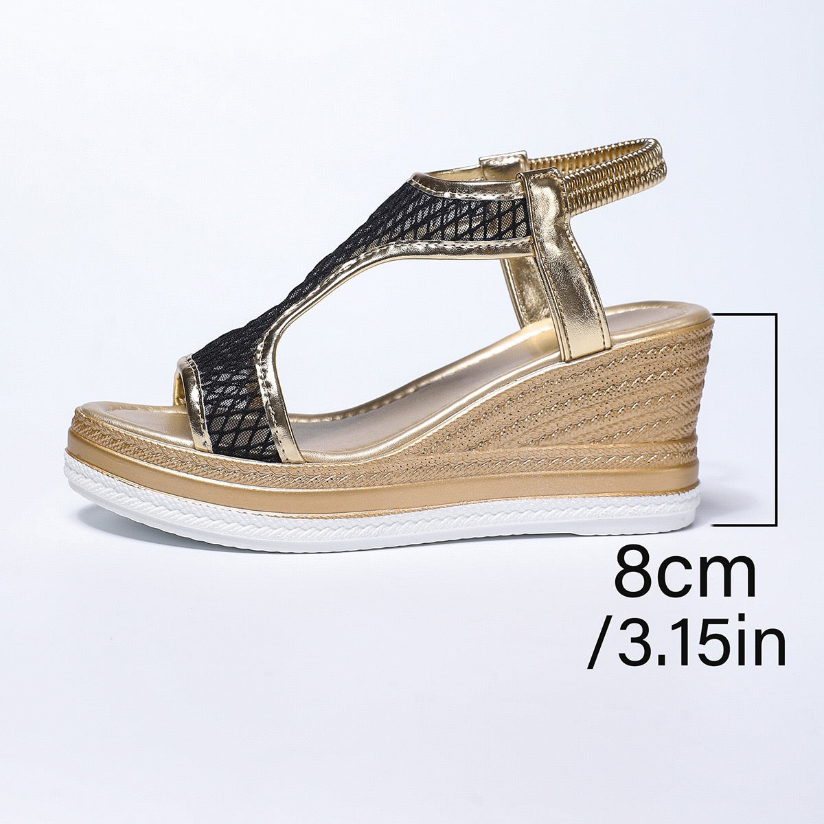 Inez™ – Eleganta Ortopediska Slip-in-sandaler för Kvinnor med Kilklack