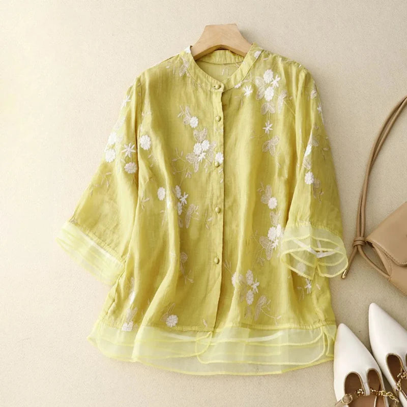 Dorena® | Embroidered blouse