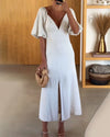 Emiliano | Linen midi dress