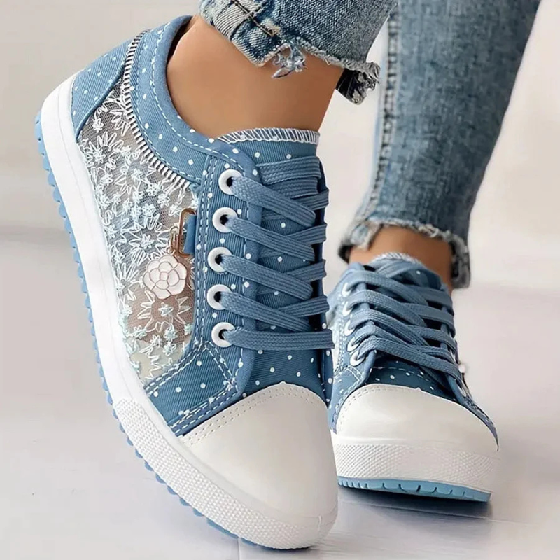 Jacqueline™ – Ortopediska Bekväma och Stilrena Sneakers