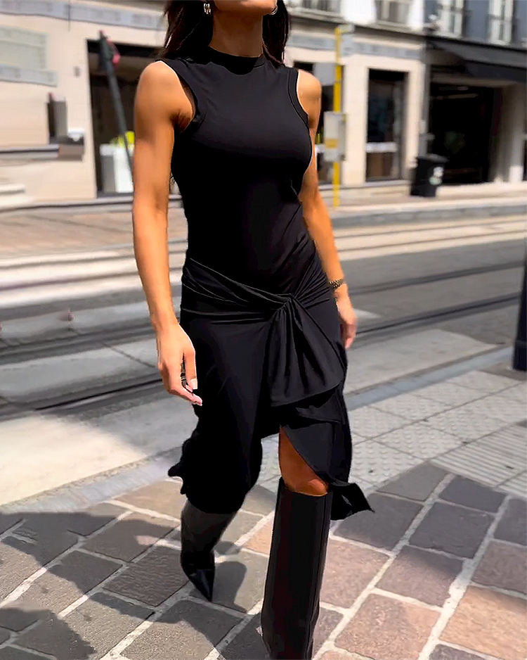 Maike | Long sleeveless dress