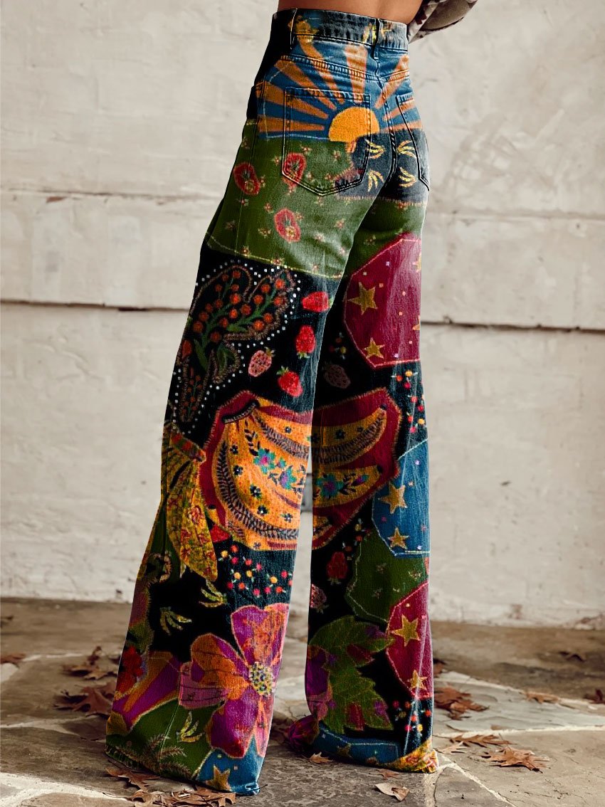 Dorena® | Pantalon Boho Vintage
