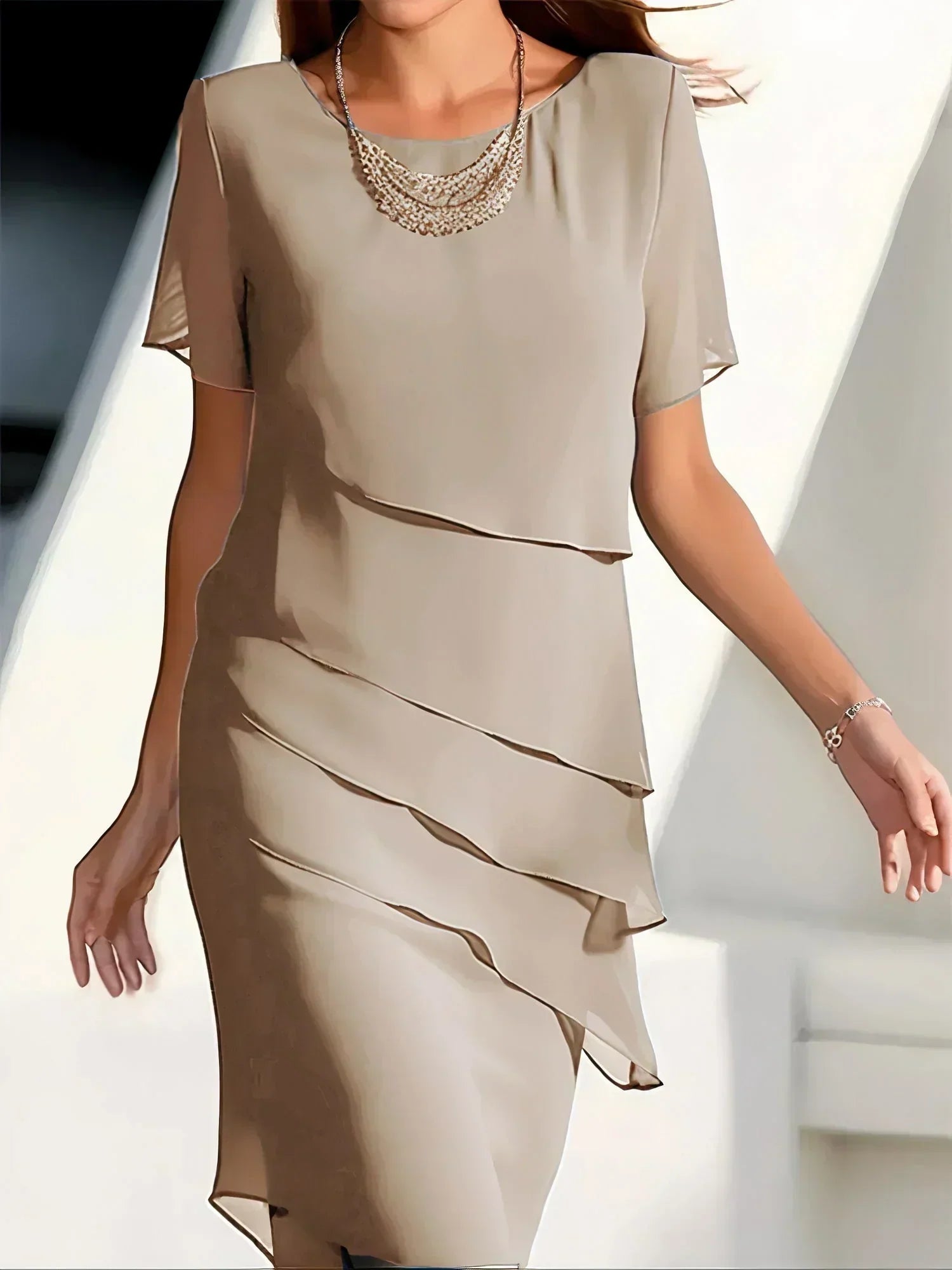 Milena | Elegant Dress with Layers