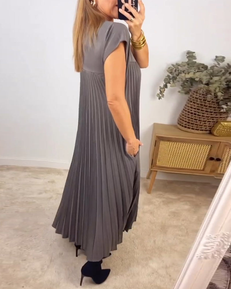 Amada | Sleeveless dress with pleats