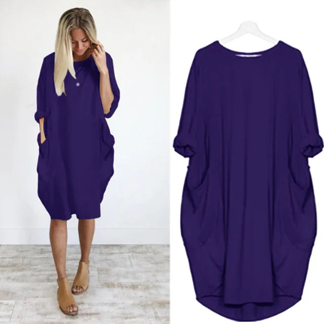 Fara | Sophisticated Belly Covering Dress