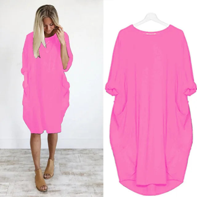 Fara | Sophisticated Belly Covering Dress