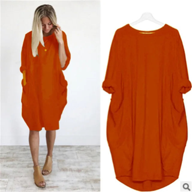 Fara | Sophisticated Belly Covering Dress