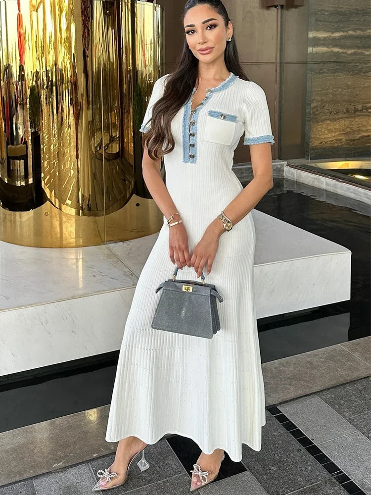 Yolanda |  Elegant knitted dress