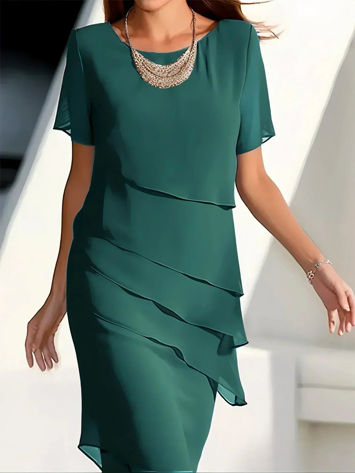 Milena | Elegant Dress with Layers