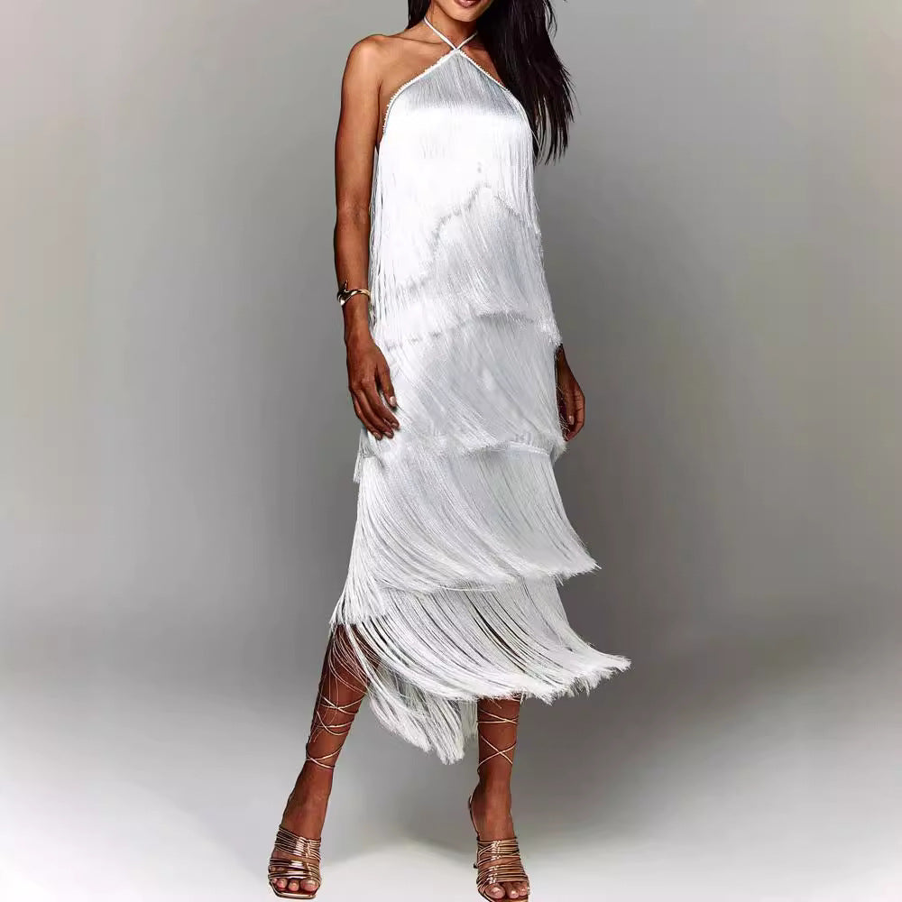 Isla | Dress with tassels