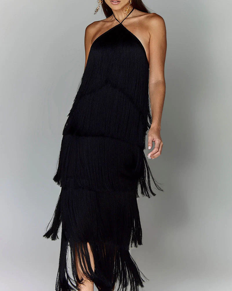 Isla | Dress with tassels