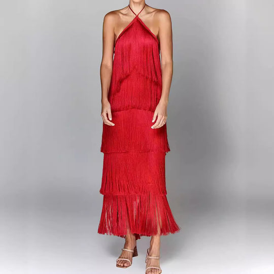 Isla | Dress with tassels