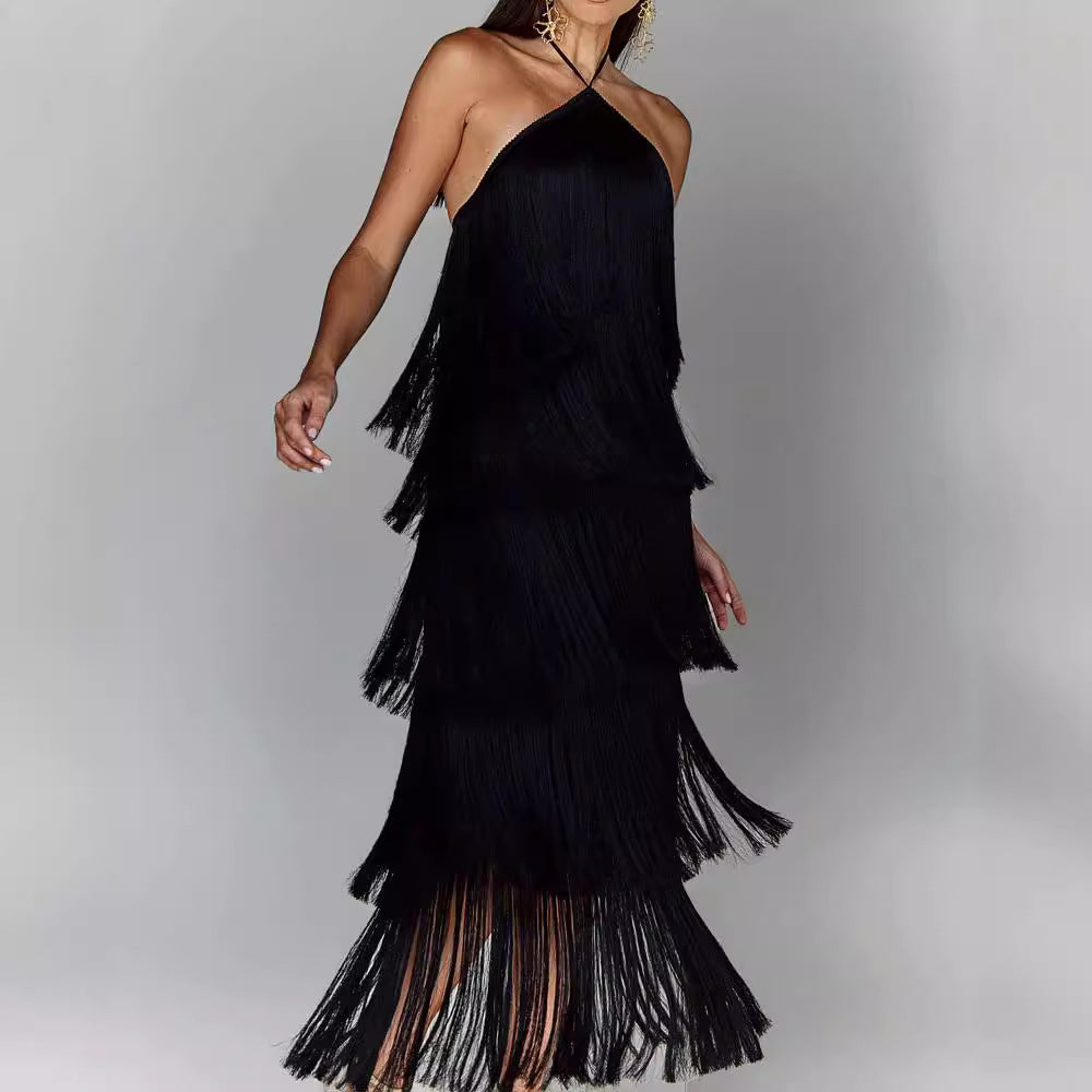 Isla | Dress with tassels