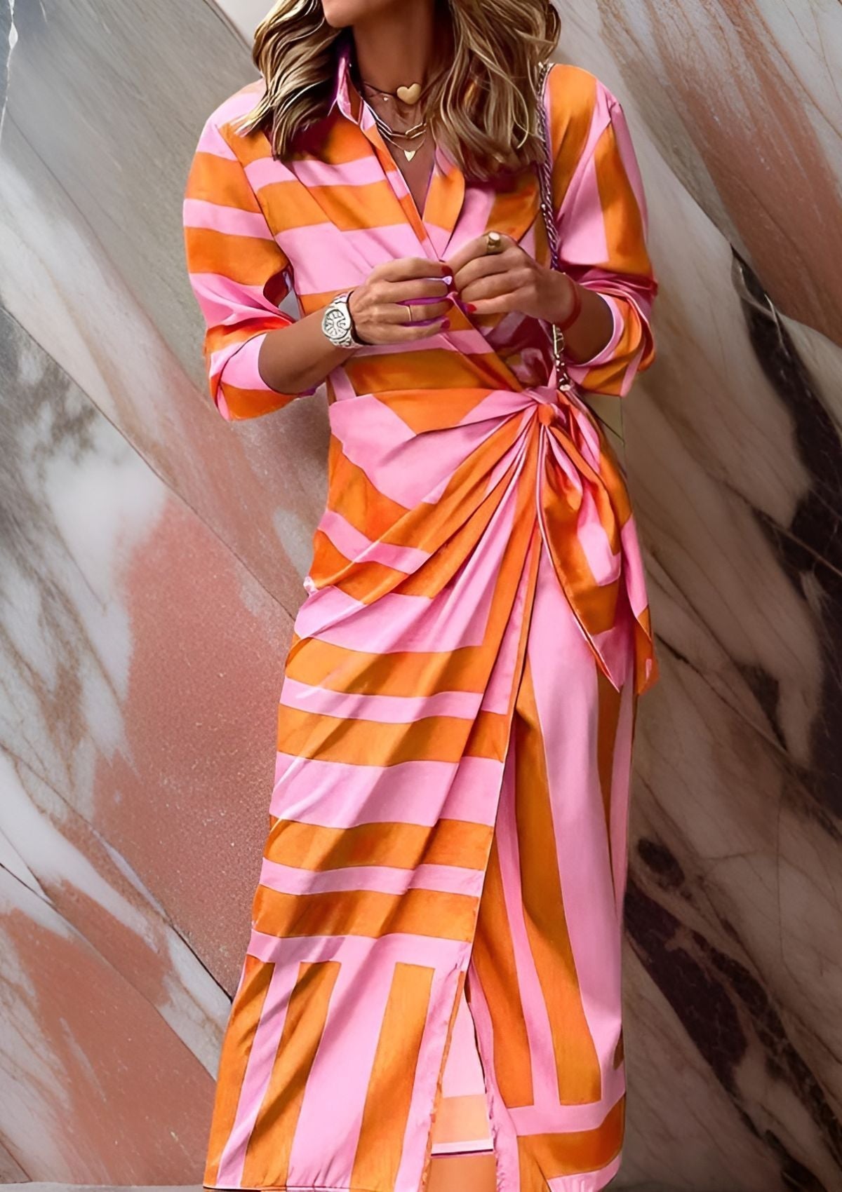 Novia | Printed dress
