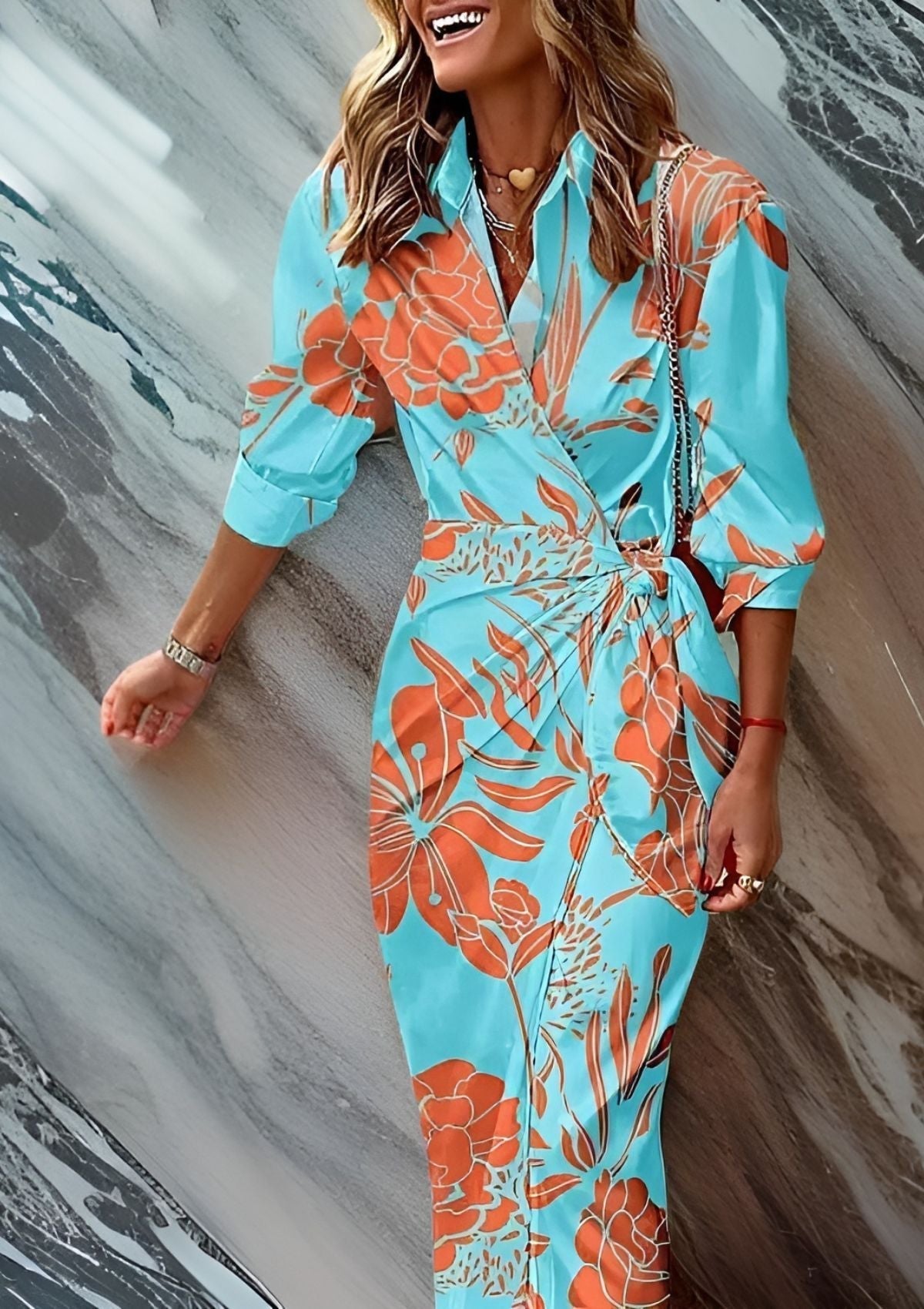Novia | Printed dress