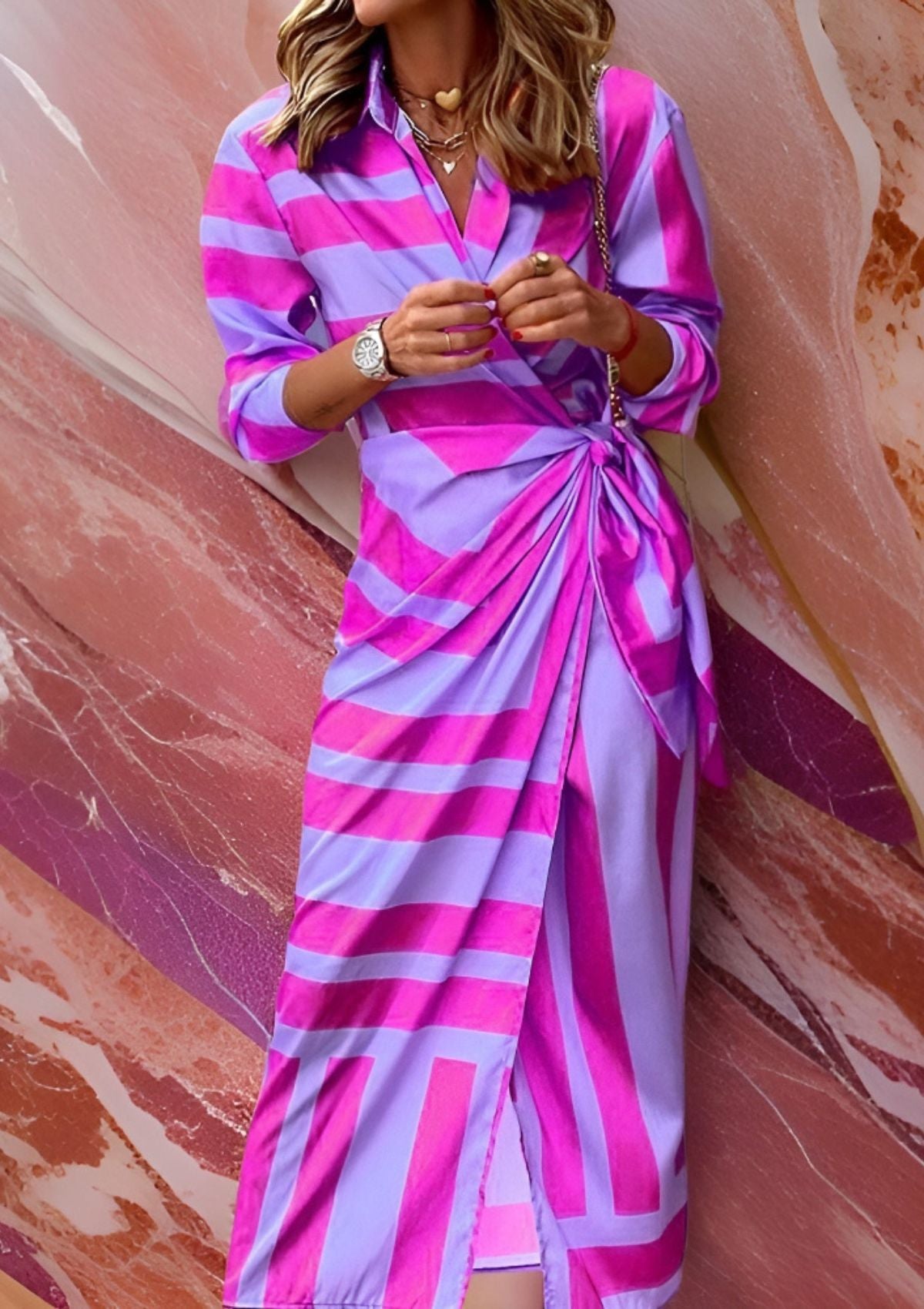 Novia | Printed dress