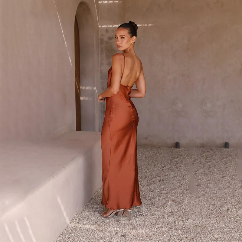 Dorena® | Long Satin Dress