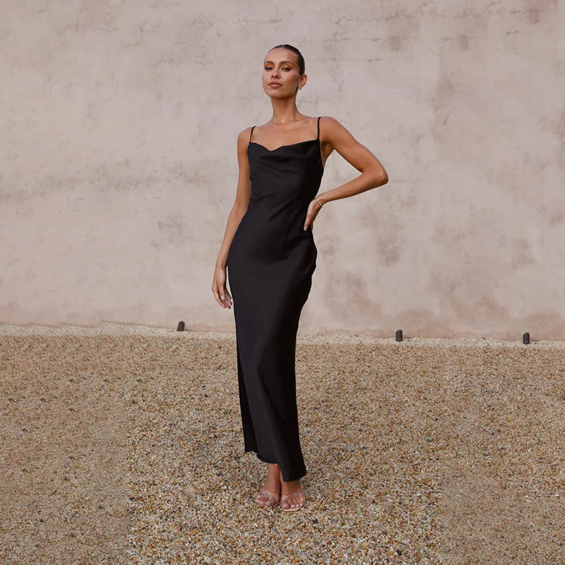 Dorena® | Long Satin Dress