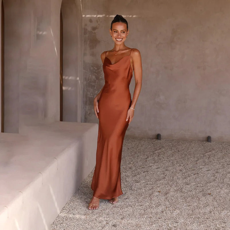 Dorena® | Long Satin Dress