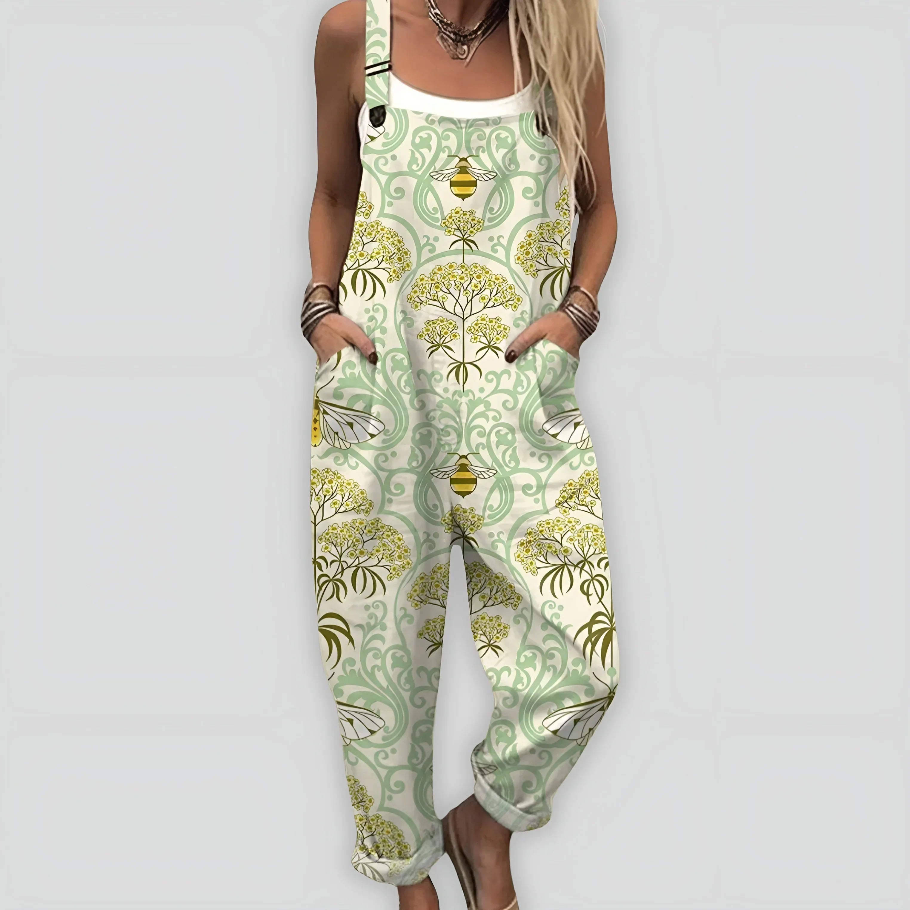 Faye™ - Bekväm och Stilren Jumpsuit med Ledig Passform