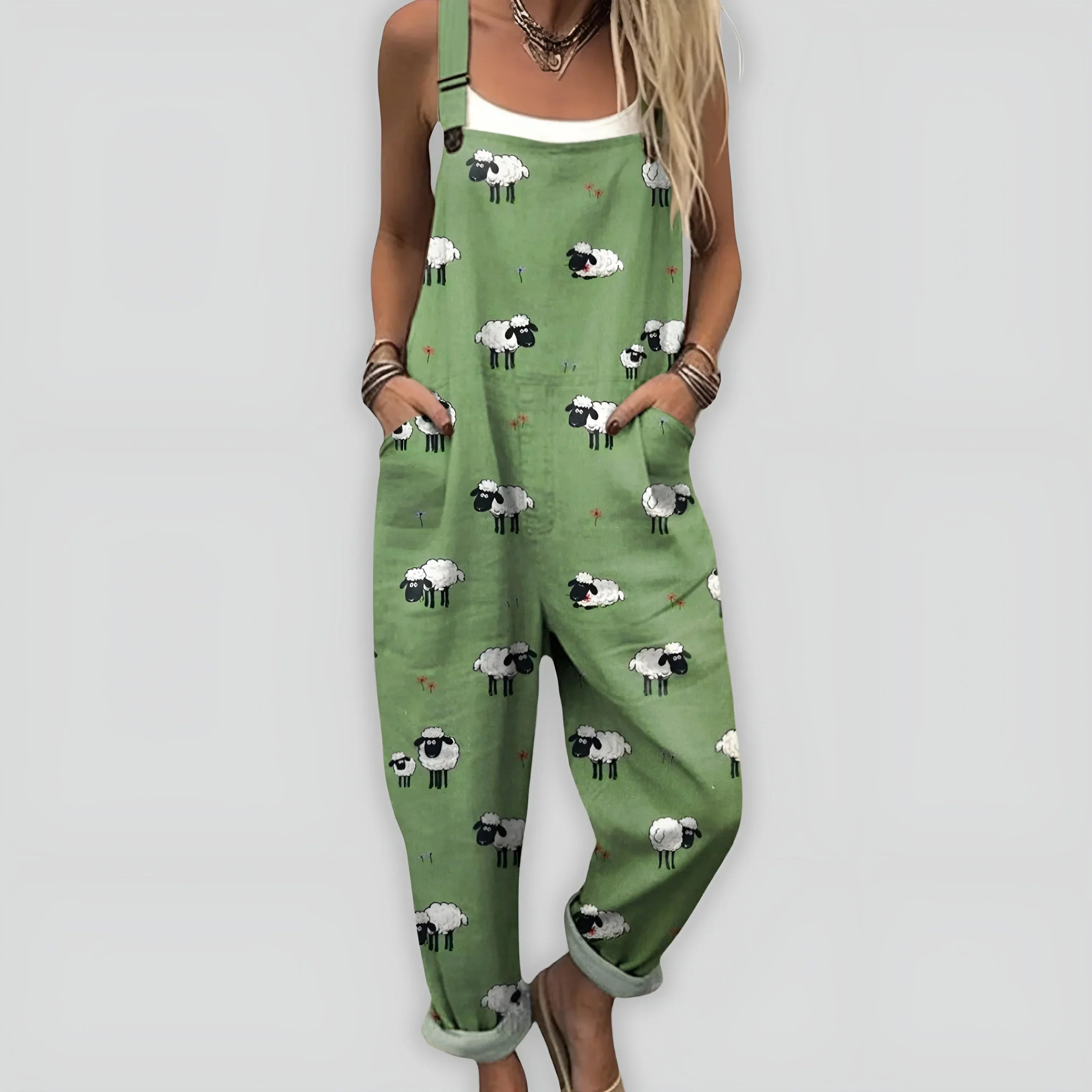 Faye™ - Bekväm och Stilren Jumpsuit med Ledig Passform