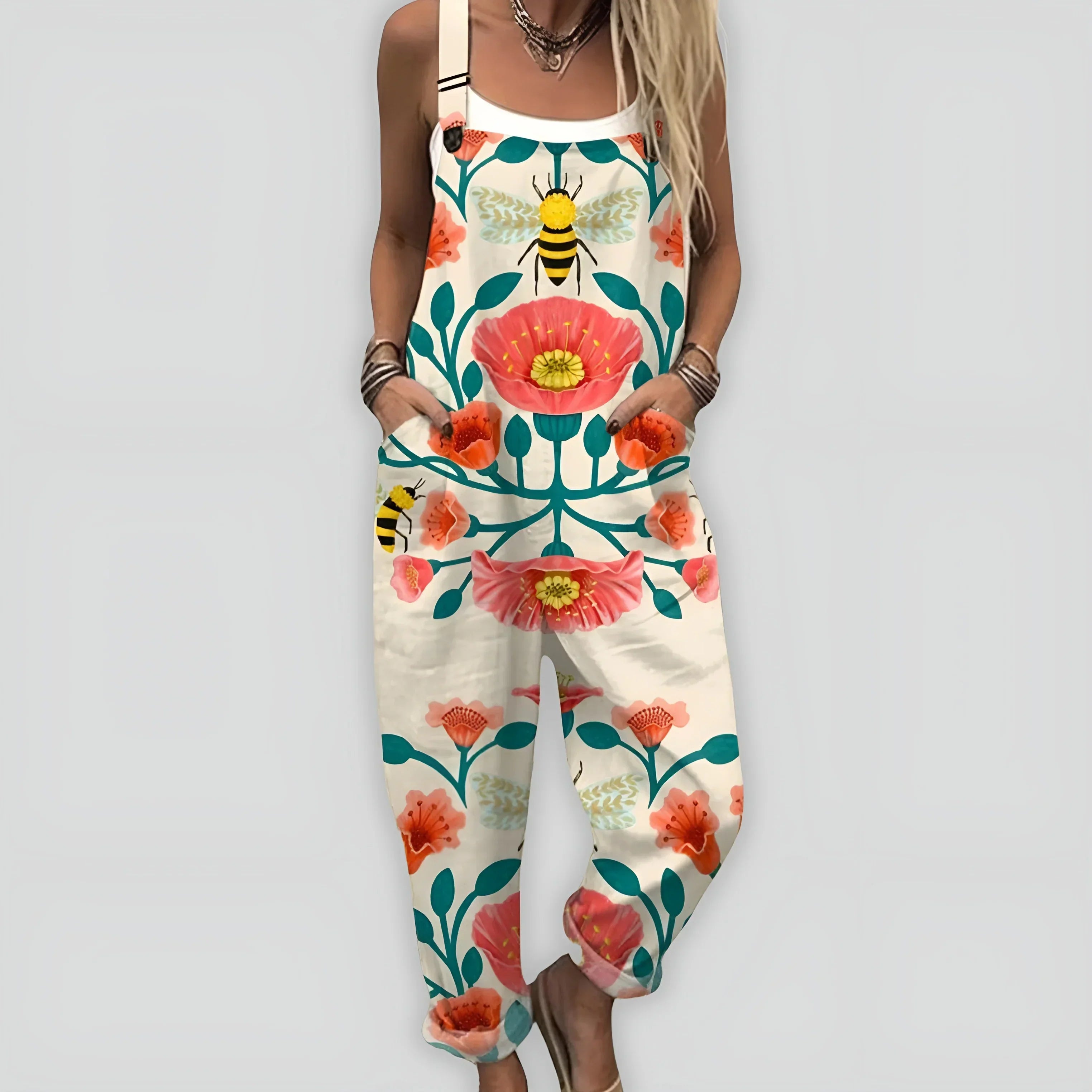 Faye™ - Bekväm och Stilren Jumpsuit med Ledig Passform