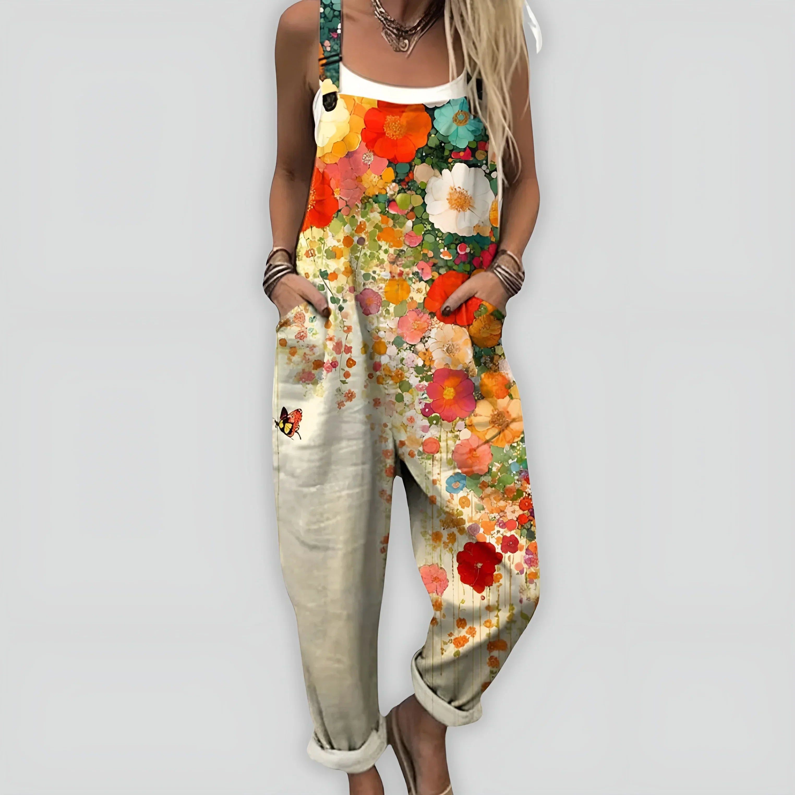 Faye™ - Bekväm och Stilren Jumpsuit med Ledig Passform