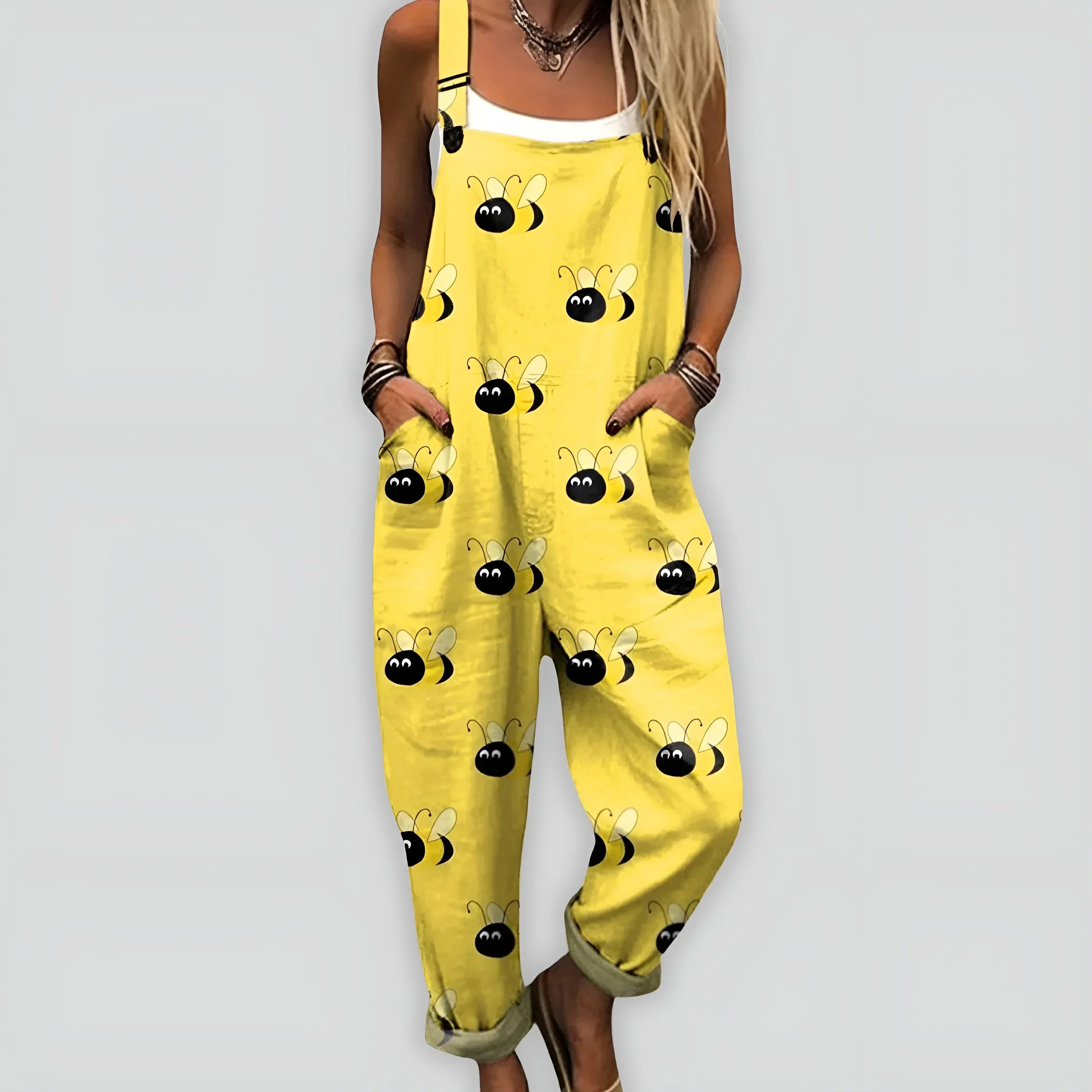 Faye™ - Bekväm och Stilren Jumpsuit med Ledig Passform