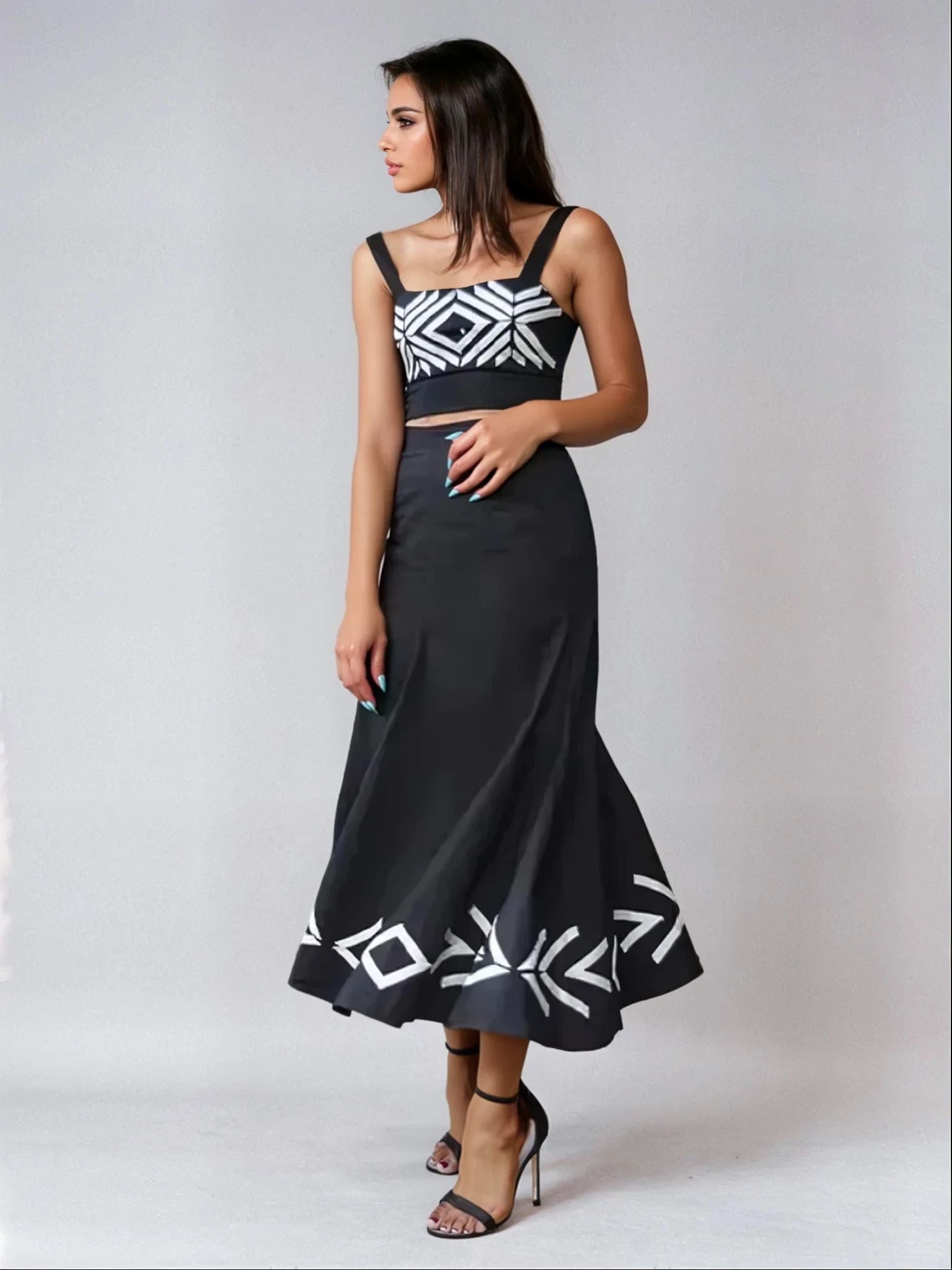 Cristeta | Skirt and Top Set