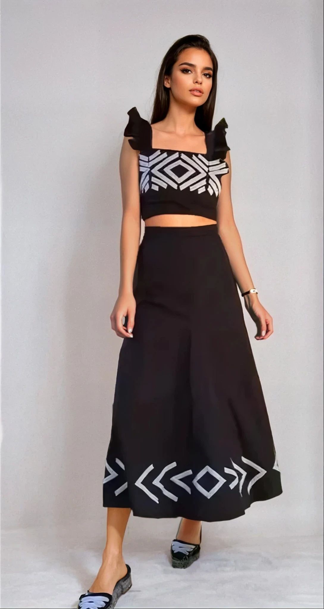 Cristeta | Skirt and Top Set