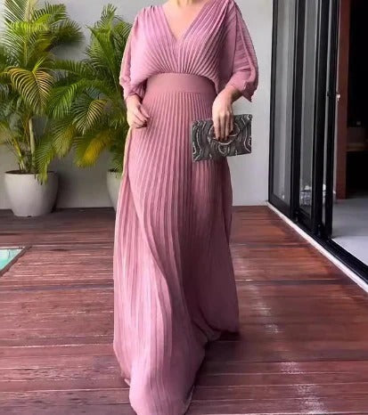 Consuelo |   Classic Pleated Dress