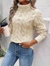 Charlotte™ - Elegant Tvinnad Polohalsad Tröja