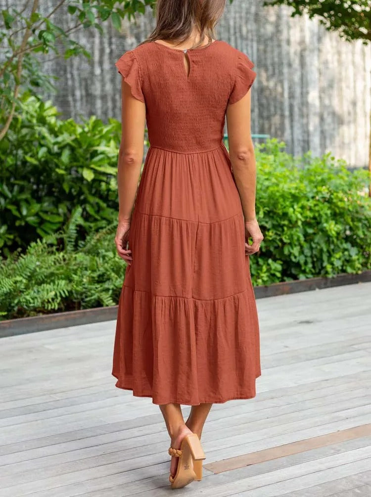 Amalia | Sophisticated dress that covers the belly