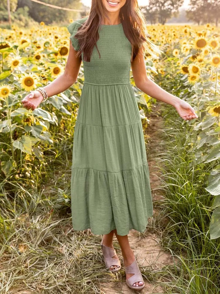 Amalia | Sophisticated dress that covers the belly