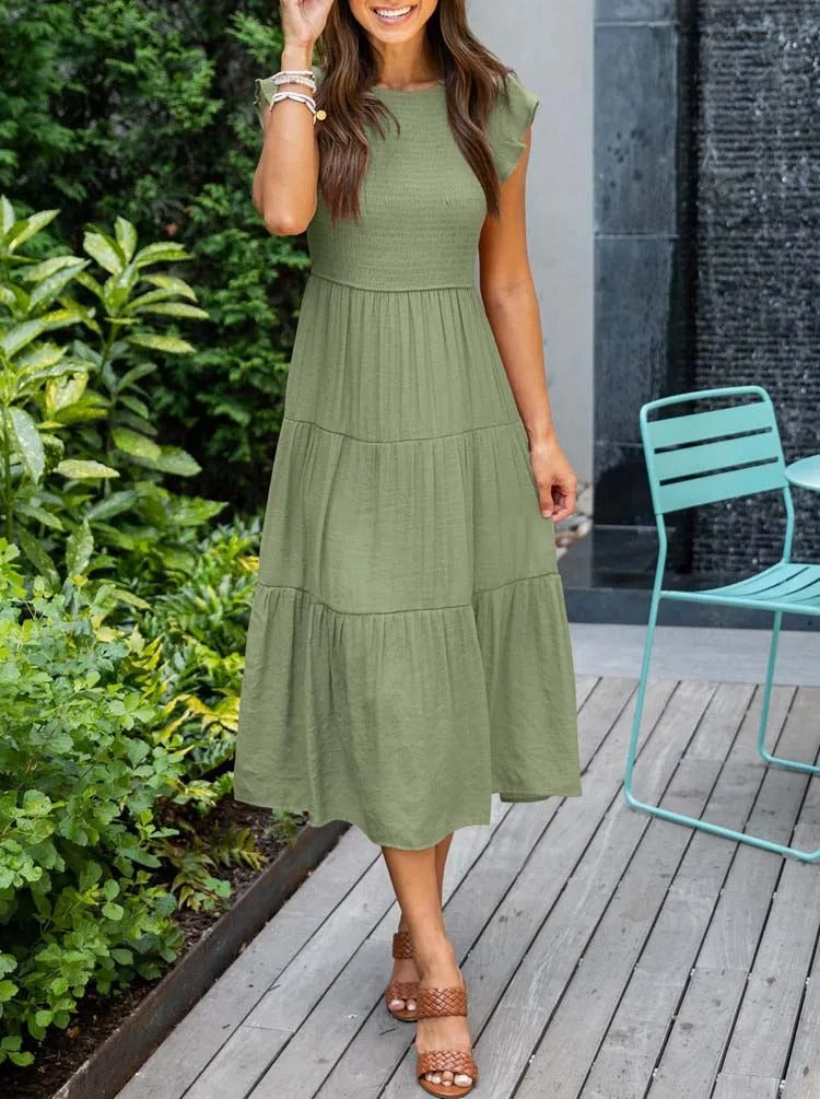 Amalia | Sophisticated dress that covers the belly