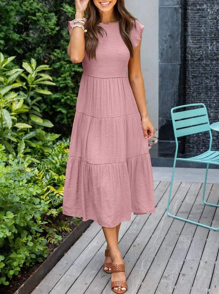 Amalia | Sophisticated dress that covers the belly