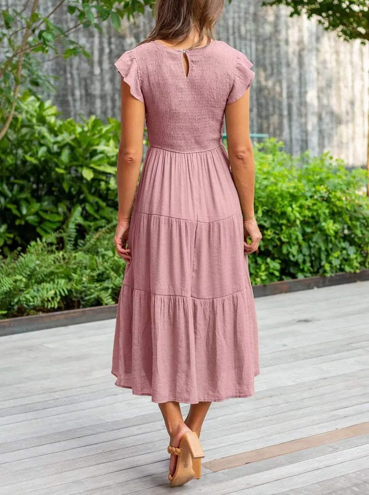 Amalia | Sophisticated dress that covers the belly