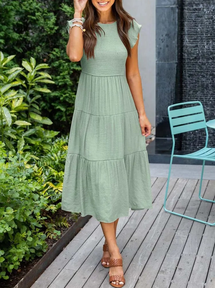 Amalia | Sophisticated dress that covers the belly