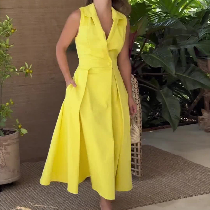 Fenna | V-neck midi dress