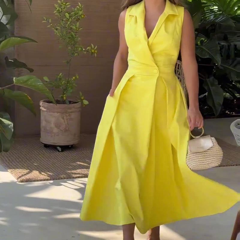 Fenna | V-neck midi dress