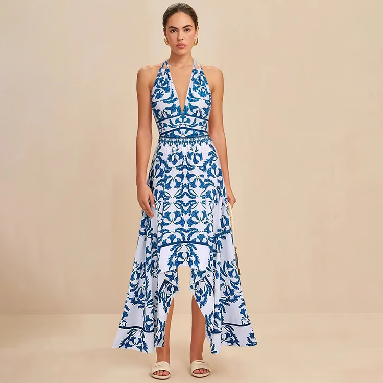 Jade - Variety Wearing Ways Lace Up Printed One Piece Swimsuit Set